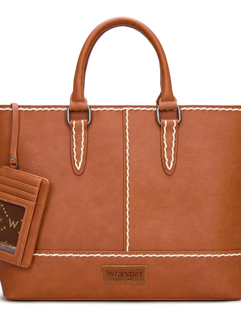 Wrangler Tote Bag For Women Top-Handle Handbags Crossbody Bag With Removable Car